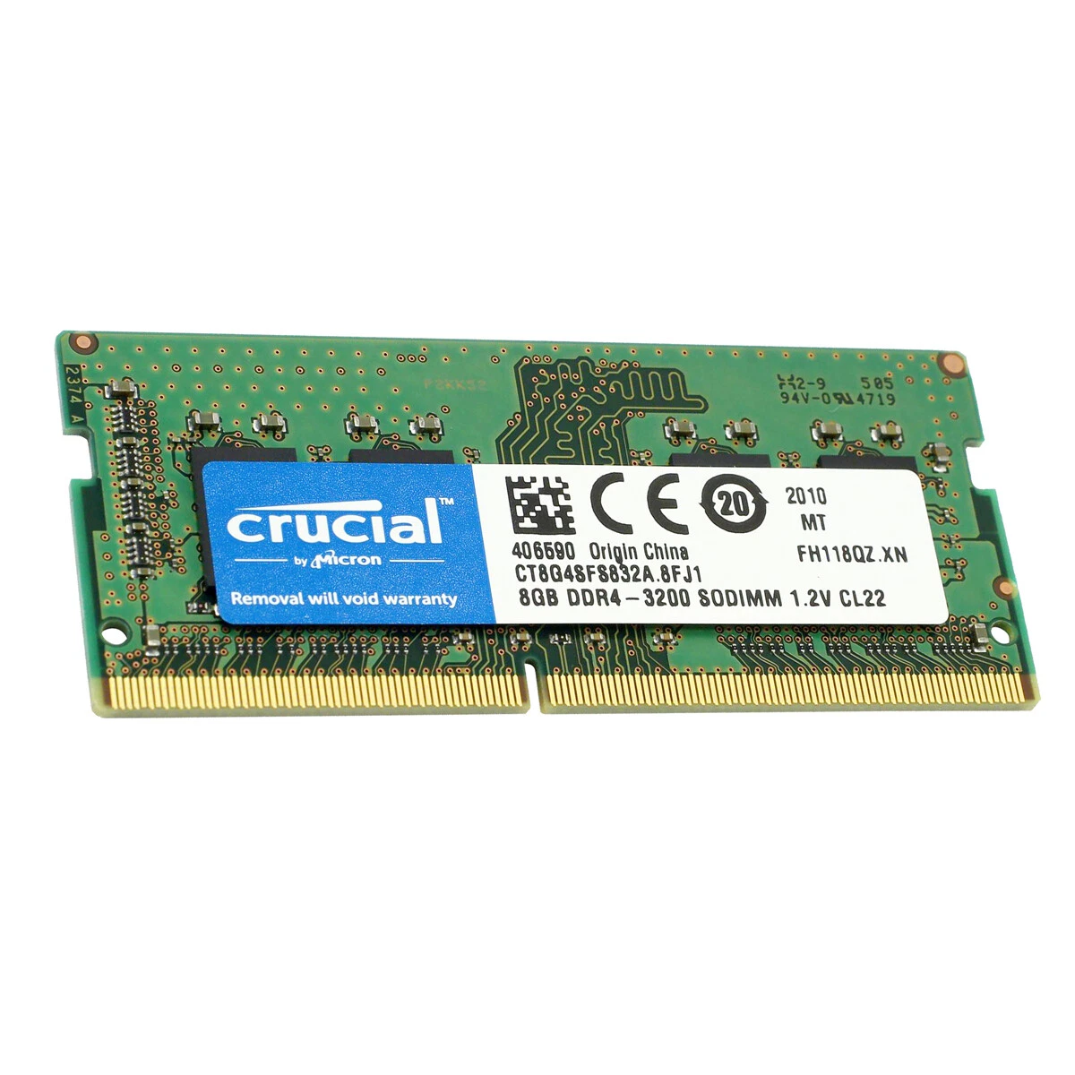 260pin PC4-25600 3200 RAM Sodimm Memory 1Rx8 | Laptop 3200MHz Crucial 8G 8GB eBay DDR4