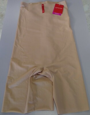 SPANX Women's Thinstincts Targeted High Waist Shorts, Soft Nude, Small, 10006R
