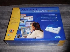 AOL Plus High Speed DSL Modem Kit New Complete Sealed In Box Actiontec Qwest USB