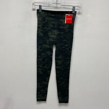 Spanx Womens Green Camouflage High Rise Look At Me Now Pull On Leggings XS 68