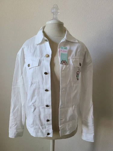 Pusheen Bobasheen Denim Jacket Women’s Extra Small XS Spring 2023 Box Exclusive