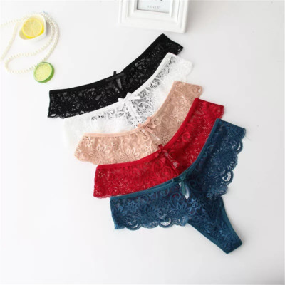 5 Pack Womens Ladies Sexy Lace Thongs G-string Hot Knickers Underwear,Size 8-14