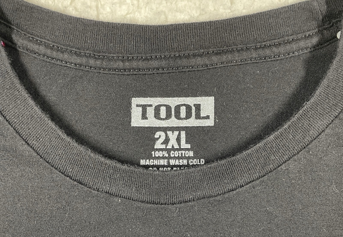 Camiseta Vintage Tool Aenima Para Hombre 2XL Negra Dos Caras 46 y 2 Años 90 Grunge Metal - Imagen 4 de 7