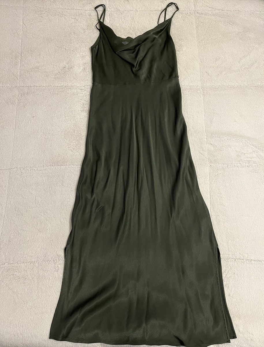 green emerald velvet dress Elegant Green Leaf Print Halter Maxi Dress for Weddings and Evenings Custom Color / Above Knee / US16