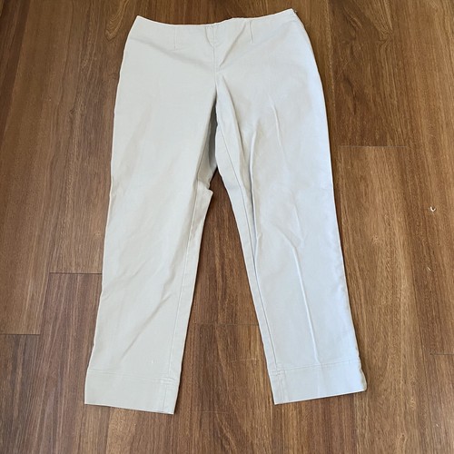 Ellen Tracy Ankle Pants Womens 8 Chino 