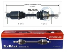 Front Left or Right CV Axle Shaft SurTrack MI-8076 For Dodge Dakota Durango 4WD