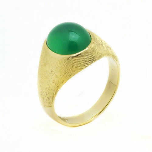 Onyx Yellow Gold Rings for Men