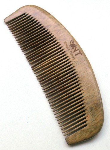 Handarbeit grün Sandelholz Sandelholz Haarpflege Kamm Geschenk 15,2 cm - Bild 4 von 6