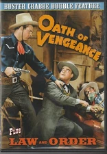 Oath of Vengeance/ Law & Order (DVD, 1942/1944) Buster Crabbe: Double Feature