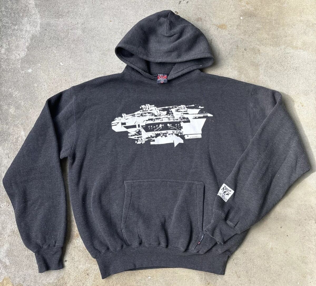 VTG 2002 Tommy Boy Records Hoodie Hooded Sweatshirt Vecta VTG 2002 Tommy Boy Records Hoodie Hooded Sweatshirt Vecta