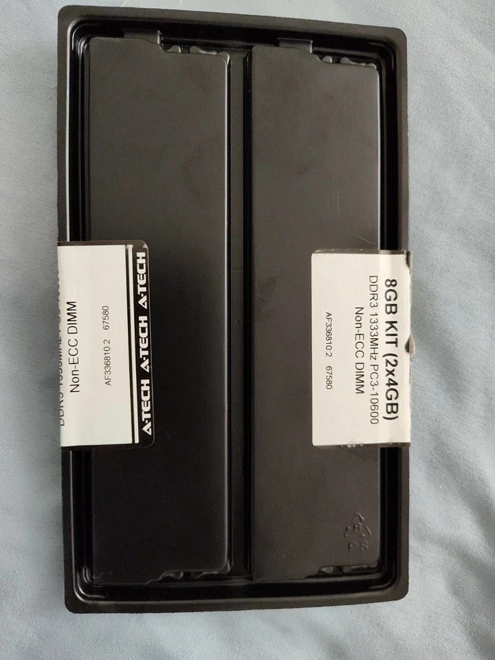 Portátil A-Tech 8 GB 2 x 4 GB PC3-8500 SODIMM DDR3 1066 MHz 204 pines memoria RAM 8G 4G Foto 3 de 4