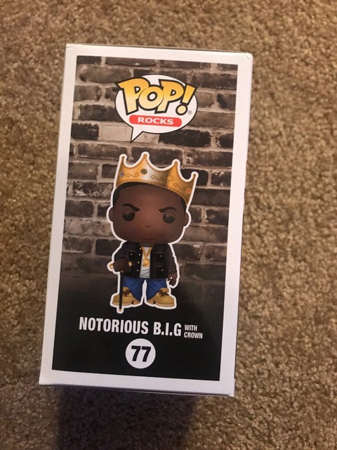 funko pop vinyl figure #77 Notorious Big With Crown | eBay