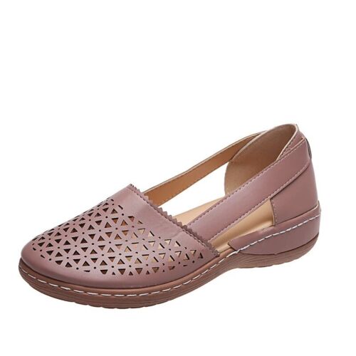Sandali donna bassi estivi antiscivolo comfort punta chiusa scarpe da passeggio DE - Foto 28 di 31