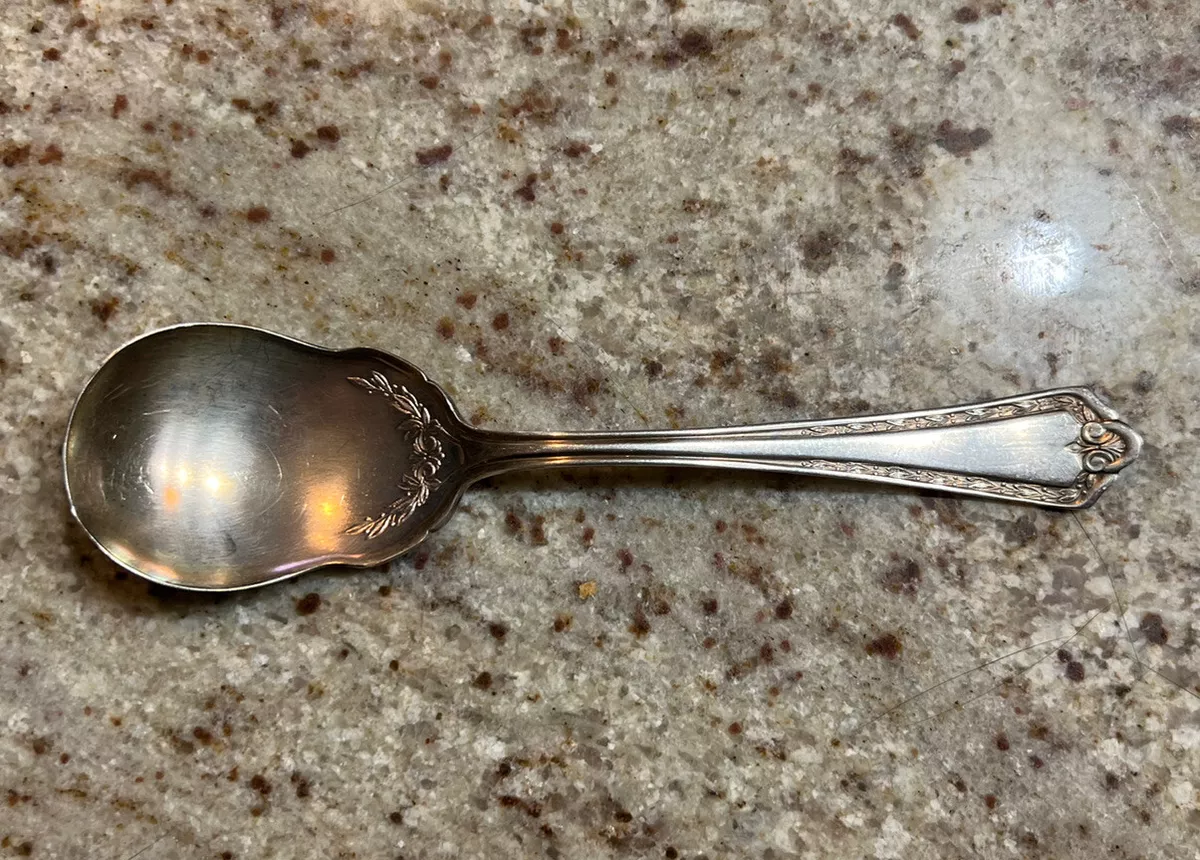 Antique Vintage Sugar Spoon Pat Dec 28 1915 WM Rogers Son AA Silverware Rare