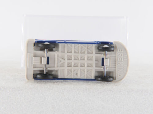 Brekina 1:87 VW A.S.S T1 T1b Bus Bulli Kleinbus M&M Blau unbespielt OVP - Bild 3 von 5