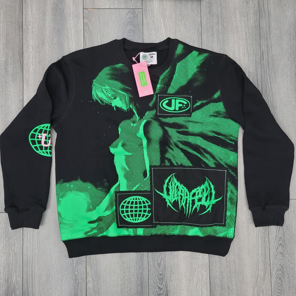 Rare Ultrafeel Neon Genesis Evangelion Anime Sweater XL | eBay