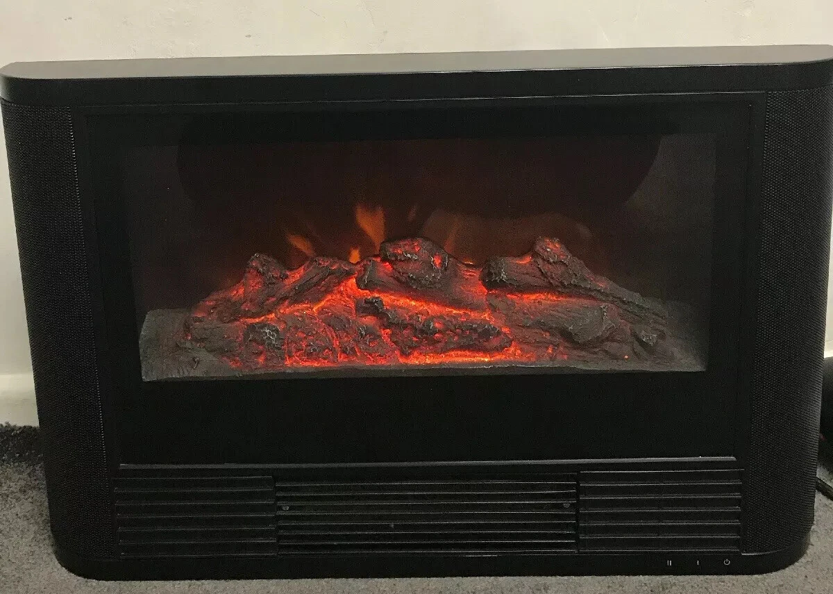 Dunelm Black Electric Stove Heater | eBay