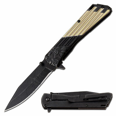 Master MC-A053SW Folding Knife Clip Carry 3.5'' Blade Spring Assisted NEW! 