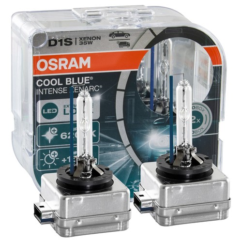 OSRAM D1S Xenarc COOL BLUE INTENSE DuoBox 6200 K 3200 lm Xenon Brenner Glühbirne - Bild 1 von 4