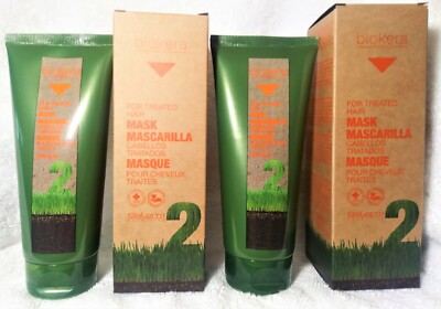 SALERM BIOKERA NATURA FOR TREATED HAIR MASK 6.9oz/200ml (2 Units)
