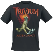 Vintage Trivium Ascendancy Men T-shirt Black Short Sleeve All Sizes JJ1489