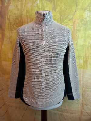 Weird Fish black white macaroni Sweatshirt. UK women's size 12