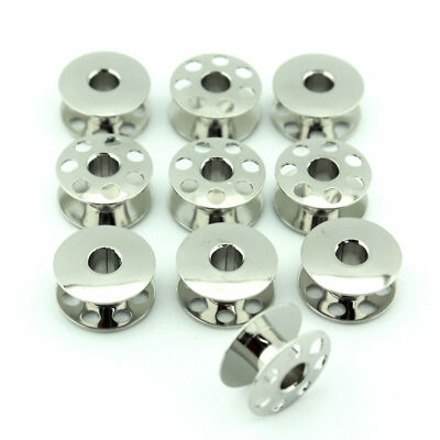 10Pcs Metal Bobbins for Elna # 426000,CD-426000