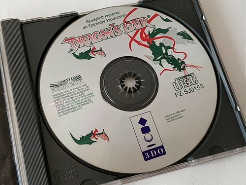 Dragon's Lair Panasonic 3DO Game Disk, Handbuch, Spine Card Cased Set - C0116 - - Bild 8 von 12