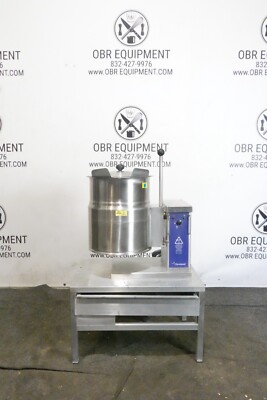 CLEVELAND 6-GAL ELECTRIC STEAM JACKETED TILTING KETTLE MODEL KET-6-T