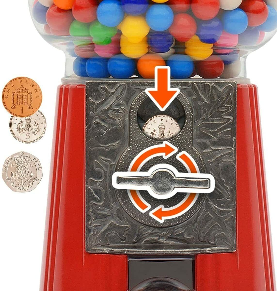 Gumball Machine Retro Vintage Vending Sweets Bubble Gum Balls