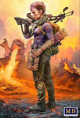 Master Box 24073 1/24 Post-Apocalyptic Sabrina the Protector w/Weapons