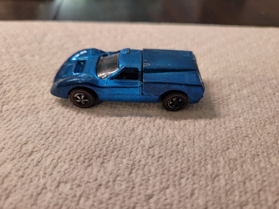 #ad #ad VINTAGE HOT WHEELS REDLINESFORD J CAR1968METALLIC BLUEDARK INT $54.88