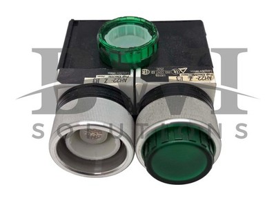 NEW Fuji Electric AH22-ZGH3 Command Switch Pilot Light, Green AH22ZGH3 Lot of 2