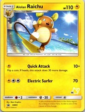 Alolan Raichu - SM65 Battle Academy Stamp 56 Pokemon Near Mint on eBay