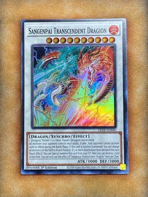 Yugioh Sangenpai Transcendent Dragion LEDE-EN040 Super Rare 1st Ed NM
