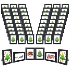 Set of 60 Picture Frame Bulk Photo Frames Wall Mounting Simple Photo Frames M...