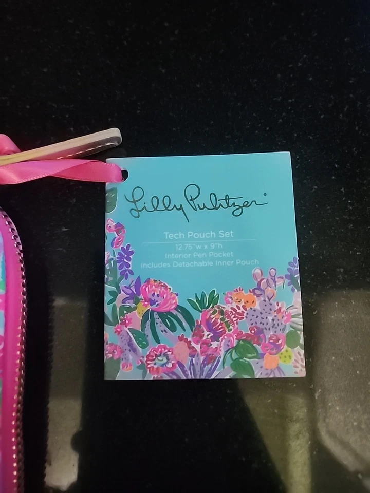 Juego de 2 bolsas tecnológicas Lilly Pulitzer a través de Amore Spritzer ¡Nuevo con etiquetas! Foto 2 de 4