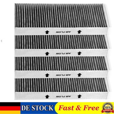 2/4er Aktivkohlefilter-Set passend für Bora Basic Kochfeld BHU, BFIU und BIU