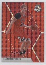 2019-20 Panini Mosaic Choice Fusion Red Prizm 37/88 Lauri Markkanen #97 z4k
