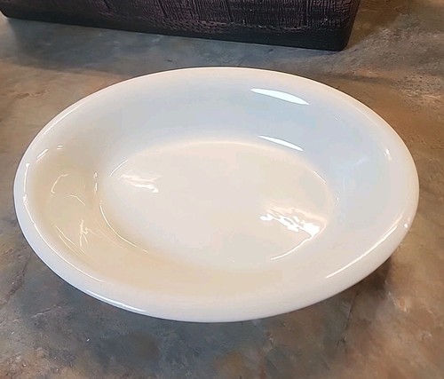 Vintage Shenango China New Castle PA schwer weiß oval Teller Platte Schale 8x11
