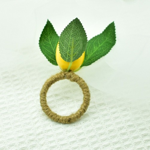 1/6/12PCS Simulation Lemon Fruit Meal Buckle Dinnig Table Decoration Kitchen - Picture 3 of 13