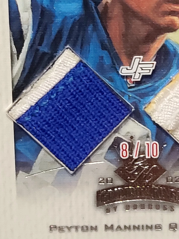 2025 Jersey Fusion 2002 - Peyton Manning dual Patch 8/10 Colts NFL SSP - Image 3 of 4