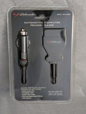 Schumacher OBD II Memory Saver Cord Part #SEC-12V-OBD