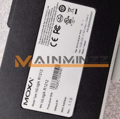 One New MOXA ioLogik R1212 Ethernet I/O module