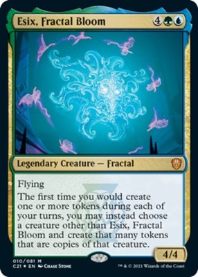 x1 Esix, Fractal Bloom - Foil M MTG Commander 2021 M/NM, English