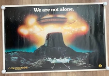 Vintage Close Encounters Mother Ship Poster 23" x 55” Spielberg Rolled