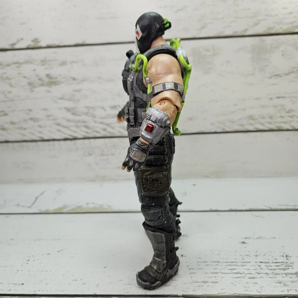 Figura de acción DC Collectibles Batman Arkham Origins Bane 2013 Custom Head 8" Foto 4 de 4