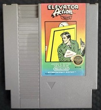 Elevator Action (Nintendo NES) Video Game Cartridge. Tested. Authentic
