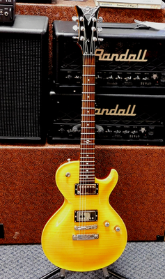 2009 DBZ Bolero Single Cut Electric Guitar! Amber Flame Maple