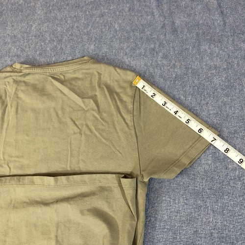 Calvin Klein Performance Women's Stretch T-Shirt  With Logo Olive Green Size Lg - Picture 9 of 9